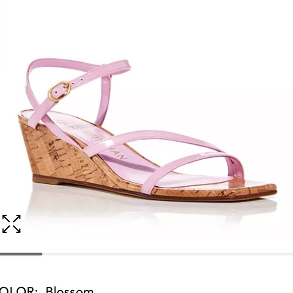 Stuart Weitzman Oasis 50 Wedge Color: Blossom
Sandal (Women)size 8 gently worn - Picture 3 of 16